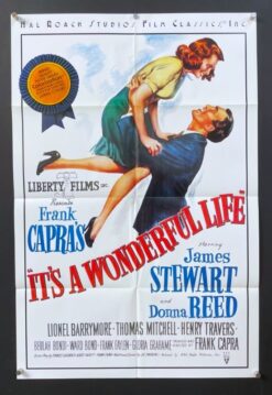 It's A Wonderful Life (1980s) - Original Colorization Video Movie Poster