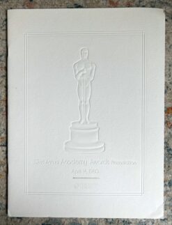 52nd Academy Award Program (1980) - Original Movies Program