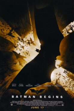 Batman Begins (2005) - Original Advance One Sheet Movie Poster