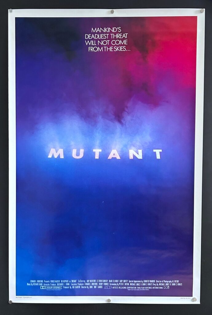 Mutant Python Movie Poster Mutant (1984) – Original Advance One Sheet Movie Poster - Hollywood ...
