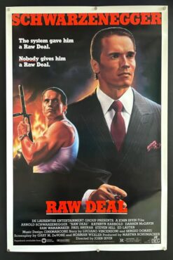 Raw Deal (1986) - Original One Sheet Movie Poster