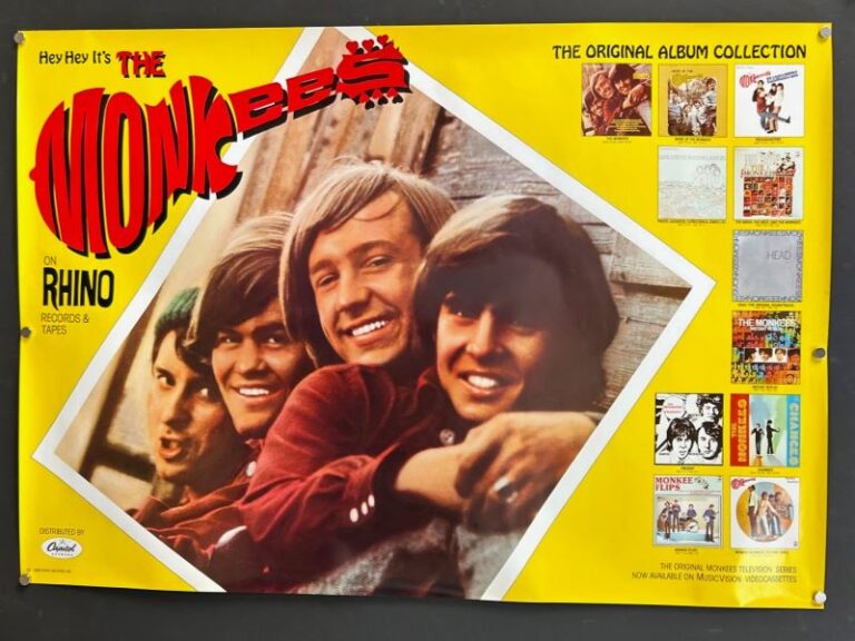 The Monkees Album Cover Collection (1986) – Original Poster - Hollywood ...