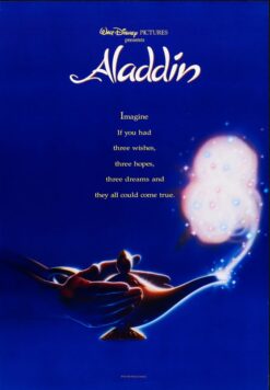 Aladdin (1992) - Original One Sheet Movie Poster RARE