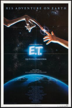 E.T., The Extra Terrestrial (1982) - Original One Sheet Movie Poster