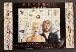 The Eurythmics, Revenge The Album (1986) - Original Music Poster