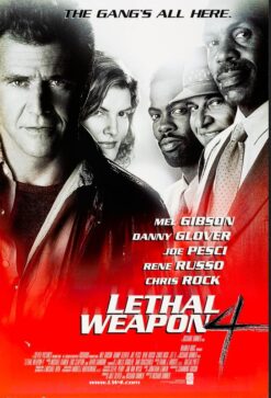 Lethal Weapon 4 (1998) - Original One Sheet Movie Poster