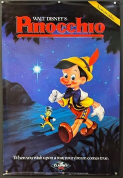 Pinocchio (1980's) - Original Video Movie Poster