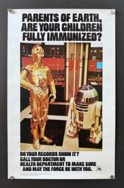 Star Wars, U.S. Dept. of Health Immunization (1979) - Original Movie Poster