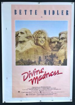 Divine Madness (1980) - Original One Sheet Printer's Proof Movie Poster