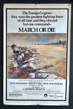 March Or Die (1977) - Original One Sheet Movie Poster