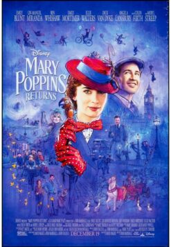 Mary Poppins (2018) - Original One Sheet Advance Movie Poster