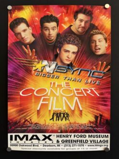 NSYNC Bigger Than Live: The Concert Film (2000) - Original Movie Poster