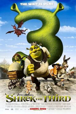 Shrek The Third (2007) - Original One Sheet Advance Movie Poster