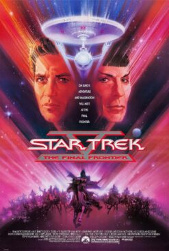 Star Trek 5, The Final Frontier (1989) - Original One Sheet Movie Poster