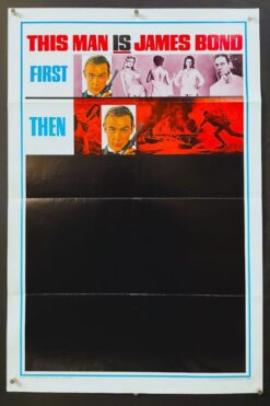 You Only Live Twice (1967) - Original One Sheet Advance Movie Poster