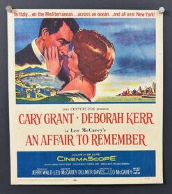 An Affair To Remember (1957) - Original Window Card Movie Poster