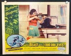 The Beast With 1,000,000 Eyes (1955) - Original Lobby Card Movie Poster