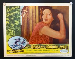 The Beast With 1,000,000 Eyes (1955) - Original Lobby Card Movie Poster