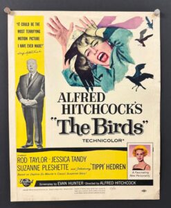 The Birds (1963) - Original Window Card Movie Poster