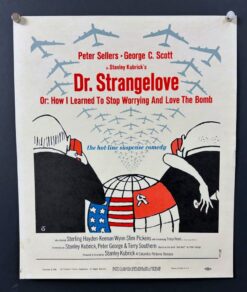 Dr. Strangelove (1963) - Original Window Card Movie Poster