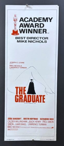 The Graduate (R1972) - Original Insert Movie Poster