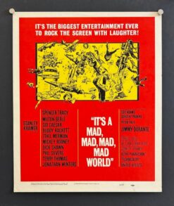 It's A Mad, Mad, Mad, Mad World (1964) - Original Window Card Movie Poster