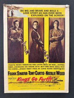 Kings Go Forth (1958) - Original Window Card Movie Poster