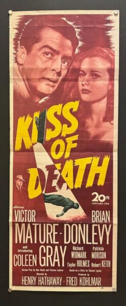 Kiss Of Death (1947) - Original Insert Movie Poster