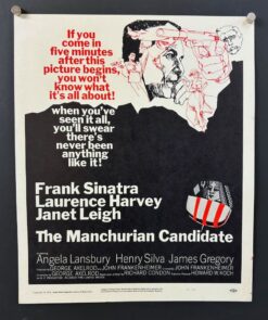 The Manchurian Candidate (1962) - Original Window Card Movie Poster