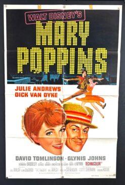 Mary Poppins (R1973) - Original One Sheet Movie Poster