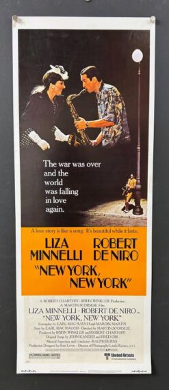 New York, New York (1977) - Original Insert Movie Poster