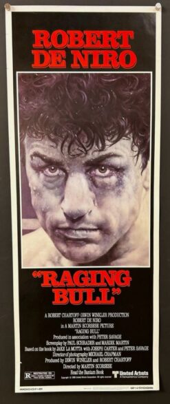 Raging Bull (1980) - Original Insert Movie Poster