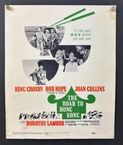 The Road To Hong Kong (1962) - Original Window Card Movie Poster