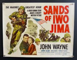 Sands of Iwo Jima (1950) - Original Half Sheet Movie Poster