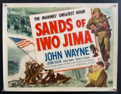 Sands of Iwo Jima (1950) - Original Half Sheet Movie Poster