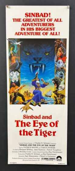 Sinbad and the Eye Of the Tiger (1977) - Original Insert Movie Poster