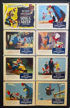 Song Of the South (R1956) - Original Lobby Card Set Movie Poster