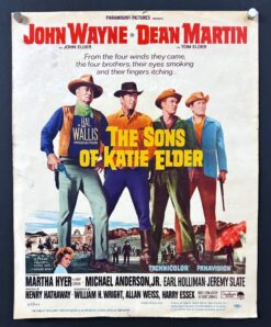 The Sons Of Katie Elder (1965) - Original Window Card Movie Poster