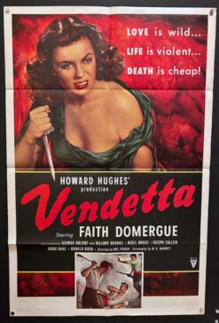 Vendetta (1950) - Original One Sheet Movie Poster