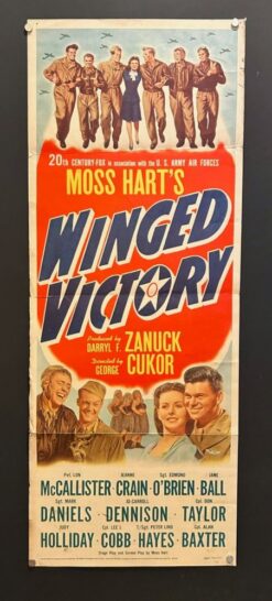 Winged Victory (1944) - Original Insert Movie Poster