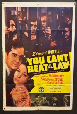 You Can't Beat the Law (1943) - Original One Sheet Movie Poster