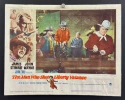 The Man Who Shot Liberty Valence (1962) - Original Lobby Card Movie Poster