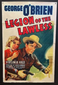 Legion Of the Lawless (1940) - Original One Sheet Movie Poster