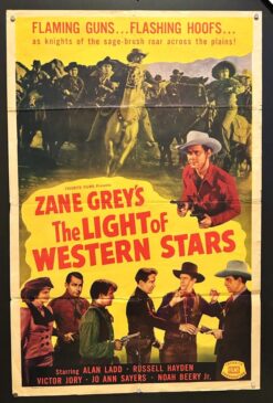 The Light Of the Western Stars (R1950) - Original One Sheet Movie Poster