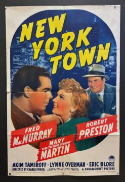 New York Town (1941) - Original One Sheet Movie Poster