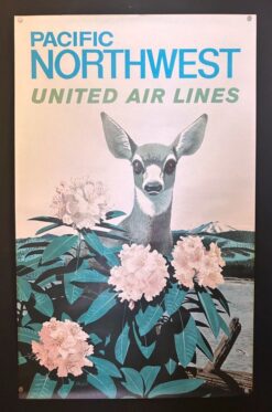 United Airlines - Pacific Northwest (1960) - Original Advertising Poster