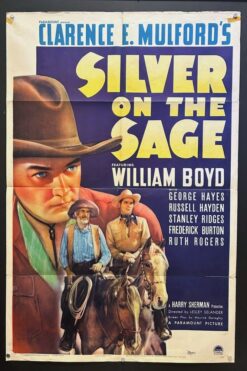 Silver On the Sage (1939) - Original One Sheet Movie Poster
