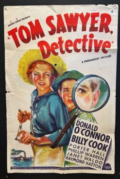 Tom Sawyer Detective (1938) - Original One Sheet Movie Poster