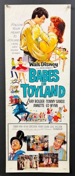 Babes In Toyland (1963) - Original Insert Movie Poster Babes In Toyland (1963) - Original Insert Movie Poster
