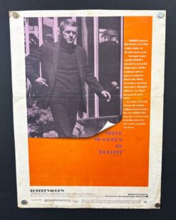 Bullitt (1968) - Original Window Card Movie Poster
